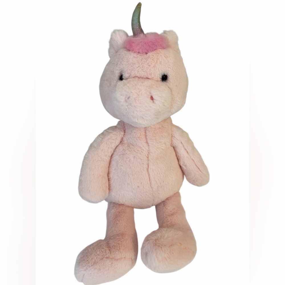 Pink Plush Unicorn Stuffed Animal Toy - Like New